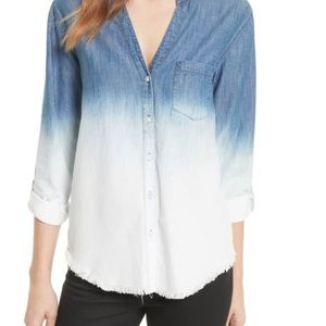 Soft Joie Soft Denim Ombré shirt (M)